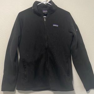 Patagonia Black Zip Up Fleece Jacket